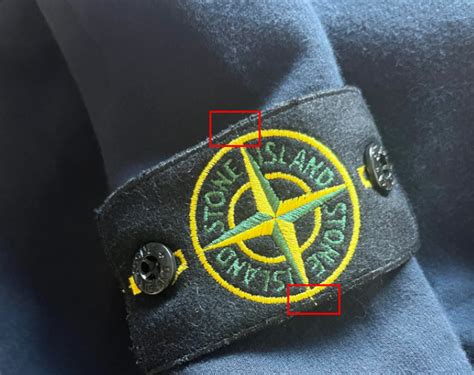 stone island badge false